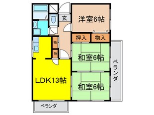 第５清涼マンションの物件間取画像